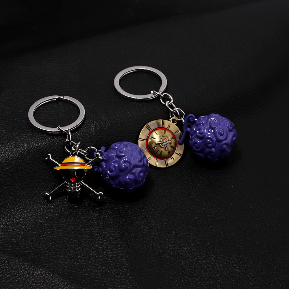 Cute Devil Fruit Keychain Pendant