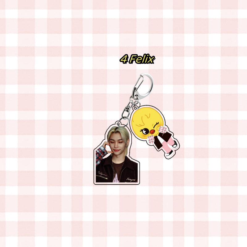 Cute Kpop Pendant Keychain