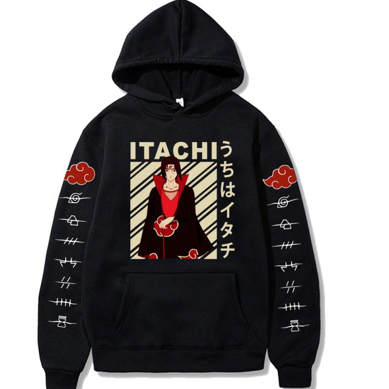 Casual Trendy Anime Print Men's Hoodie