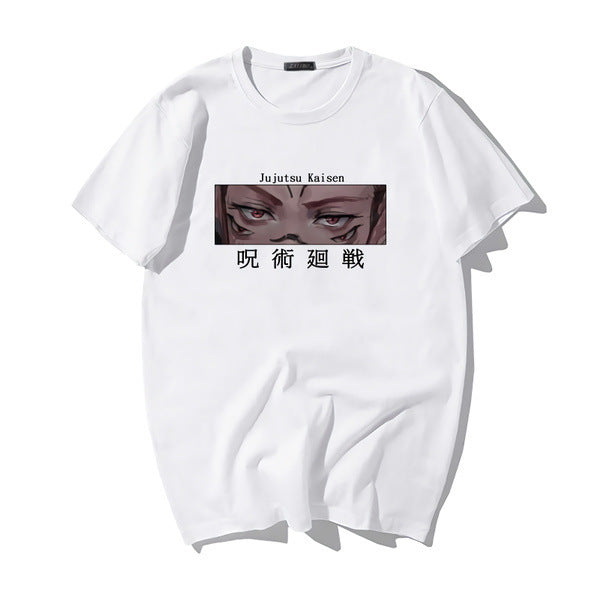 Unisex Anime Graphic Print Summer Short-sleeved T-shirt