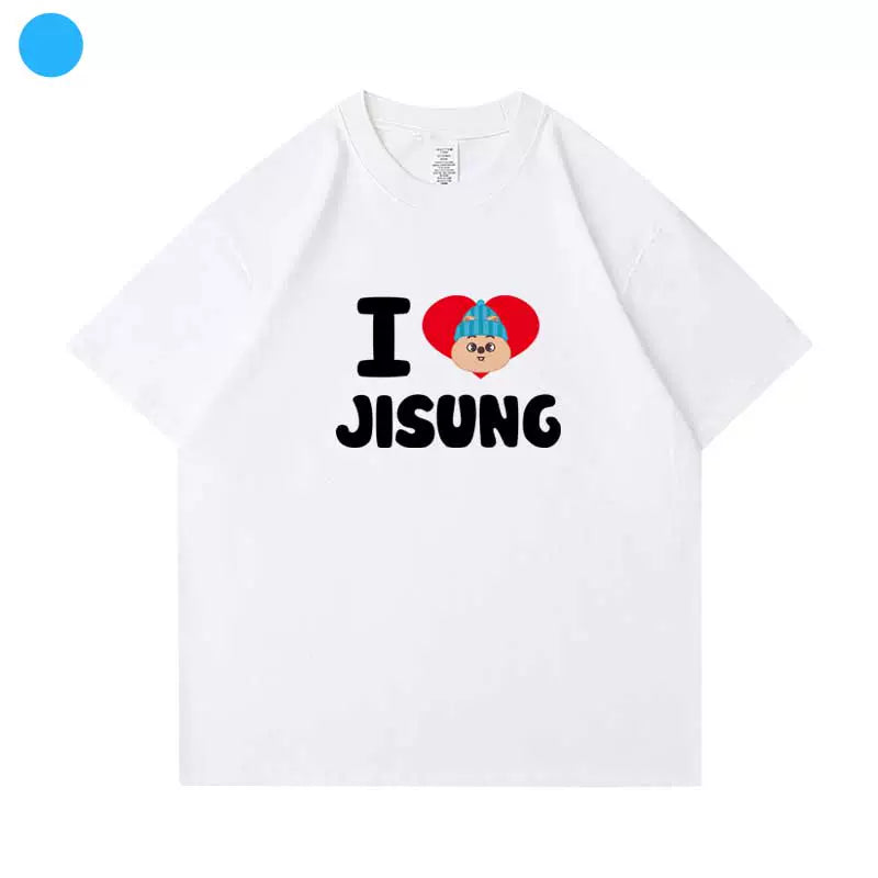 Kpop Letter Printed Short Sleeve T-Shirt