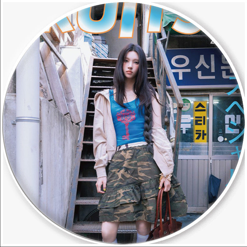 "I Got Your Back" Trailer Photo Badge Mirror Keychain