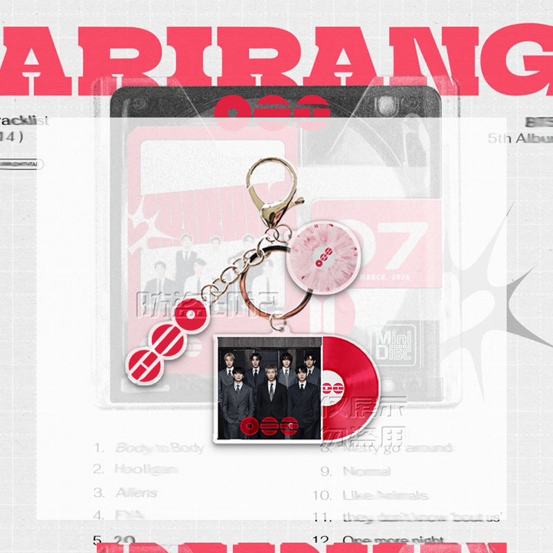 BANGTAN "ARIRANG" Vinyl Acrylic Keyring