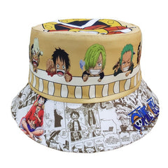 Casual Anime Printed Bucket Hat