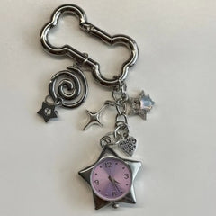Star Shaped Watch Keychain Pendant⭐️
