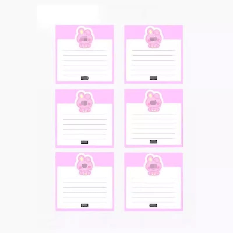 Kpop Cartoon Sticky Notes