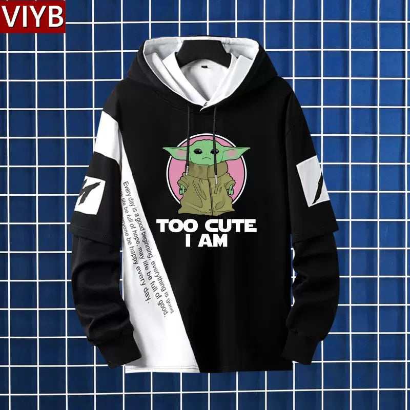 Men's The Mandalorian Print Hooded Jacket