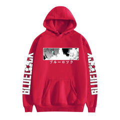 Casual Anime Print Loose Pullover Hoodie