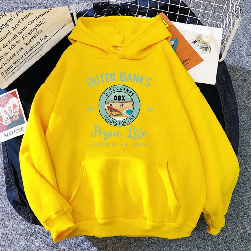 Retro TV Series Printed Hoodie