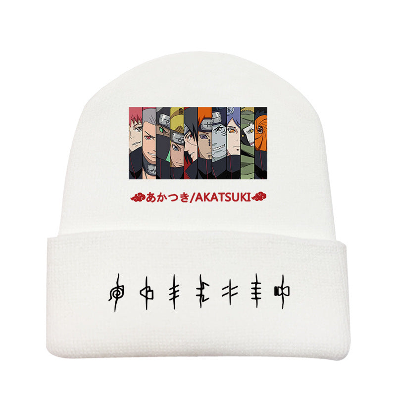 Versatile Anime Print Knitted Hat