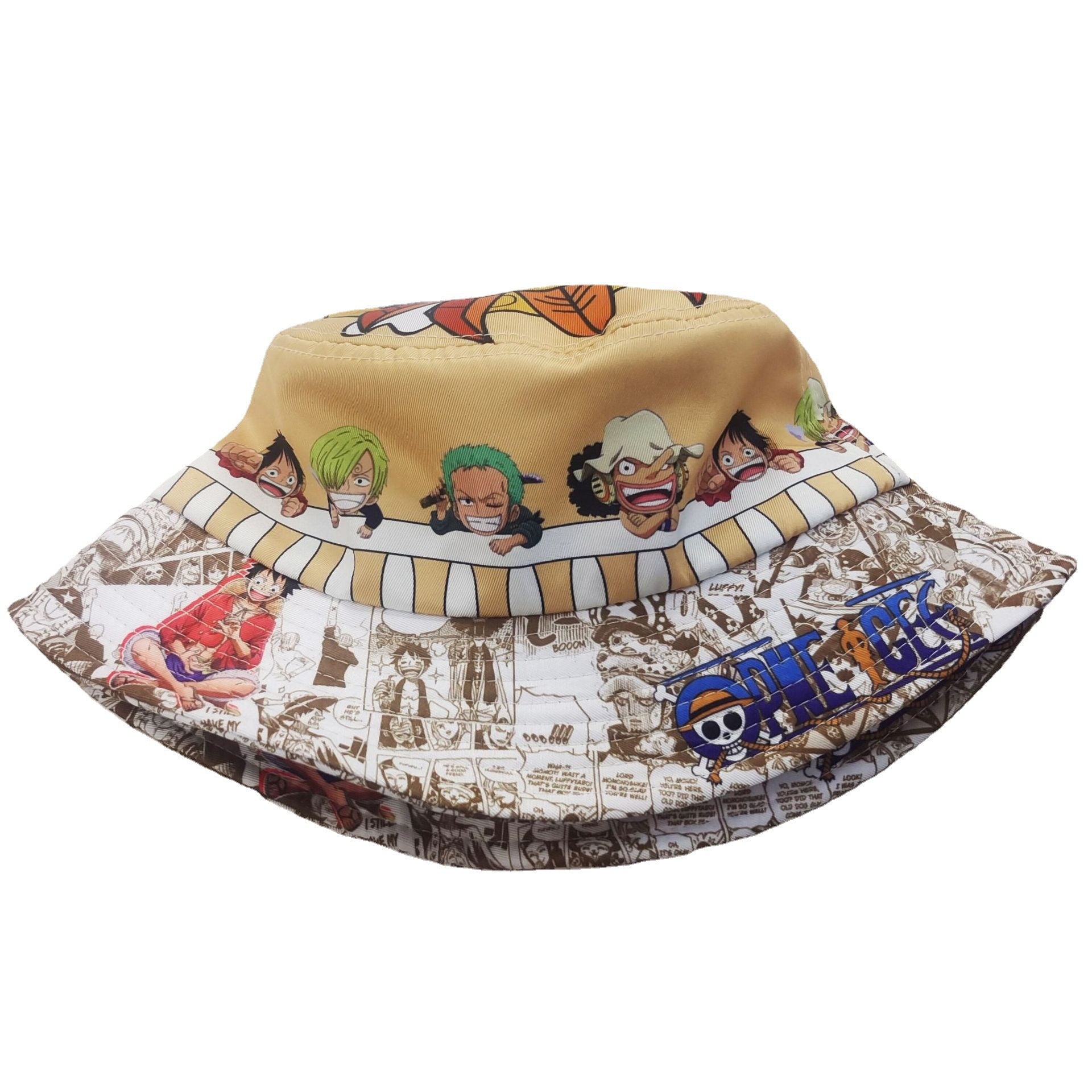 Casual Anime Printed Bucket Hat