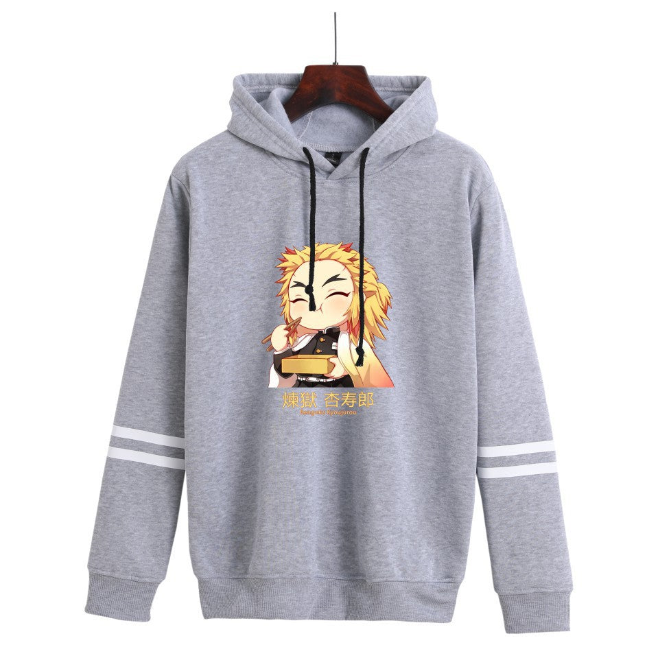 Unisex Cute Anime Printed Casual Loose Hoodie