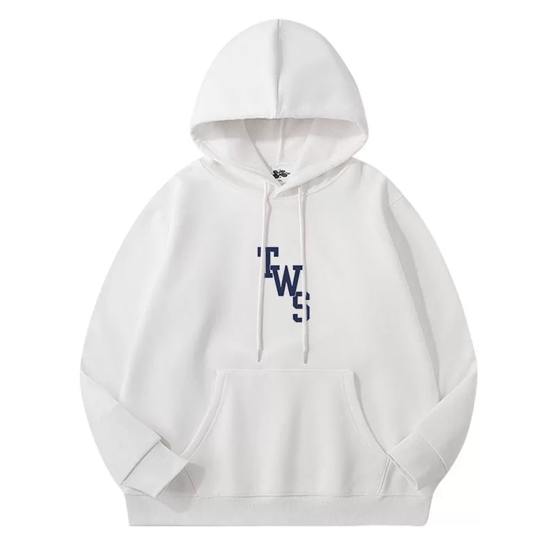 TWS Printed Pullover Hoodie Top