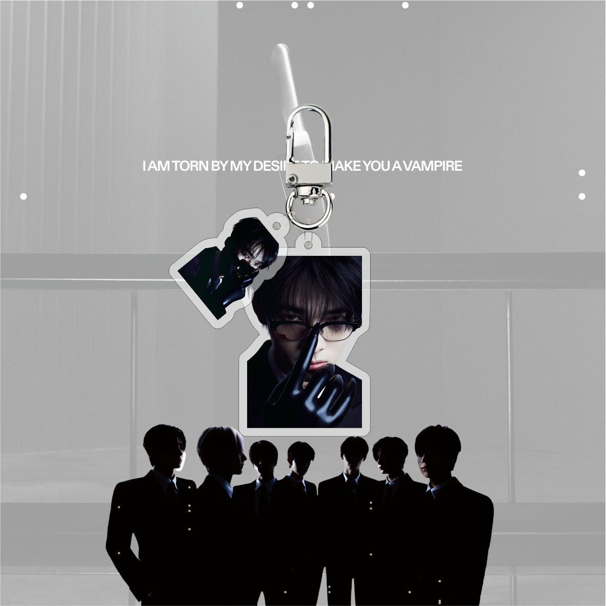 KPOP JUNGWON Acrylic Keychain Bag Pendant