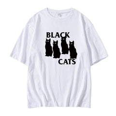 Haerin BLACK CATS Cotton Versatile T-shirt