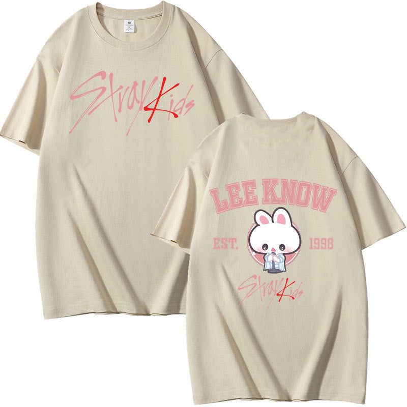 KPOP Print Summer Short-sleeved T-shirt