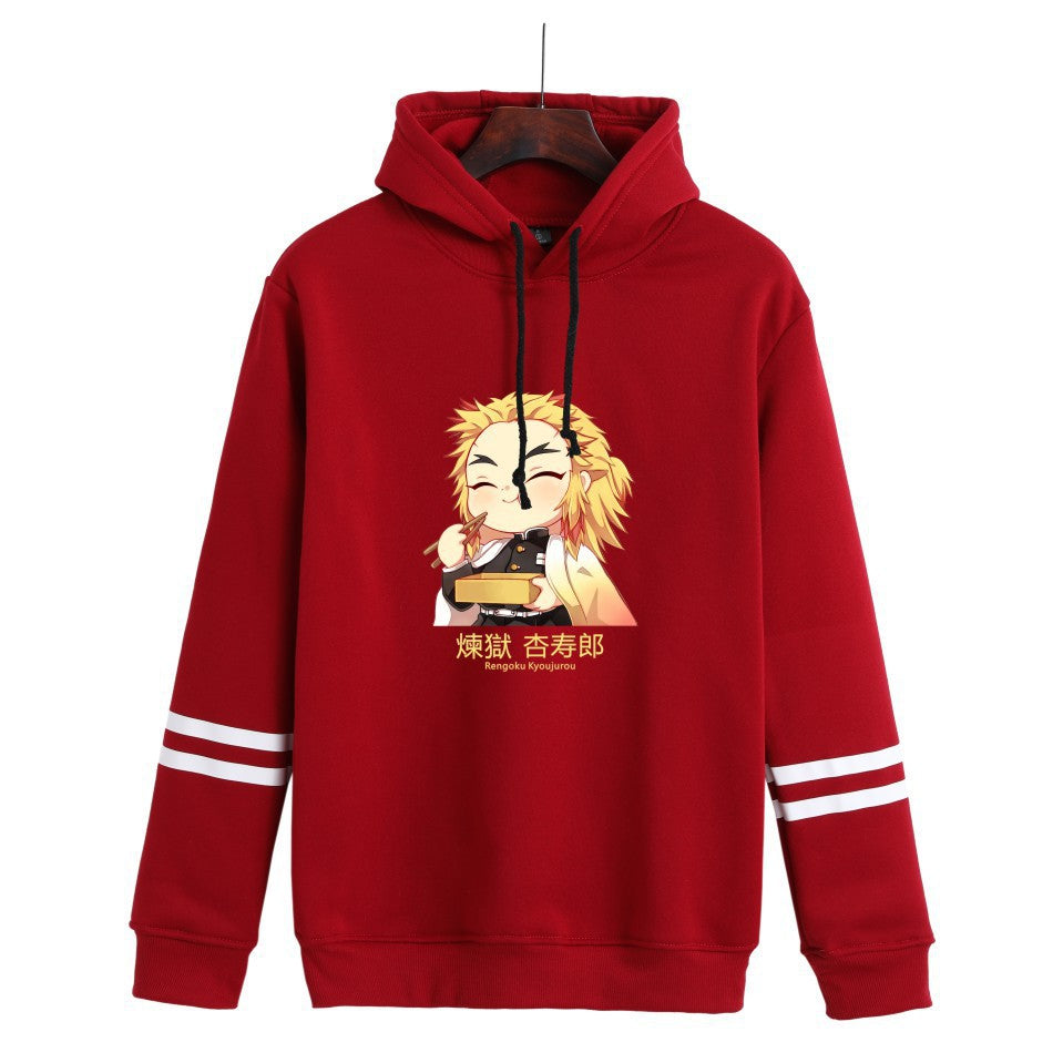 Unisex Cute Anime Printed Casual Loose Hoodie