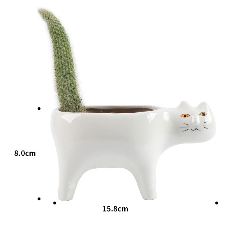 Cat Planter Pot