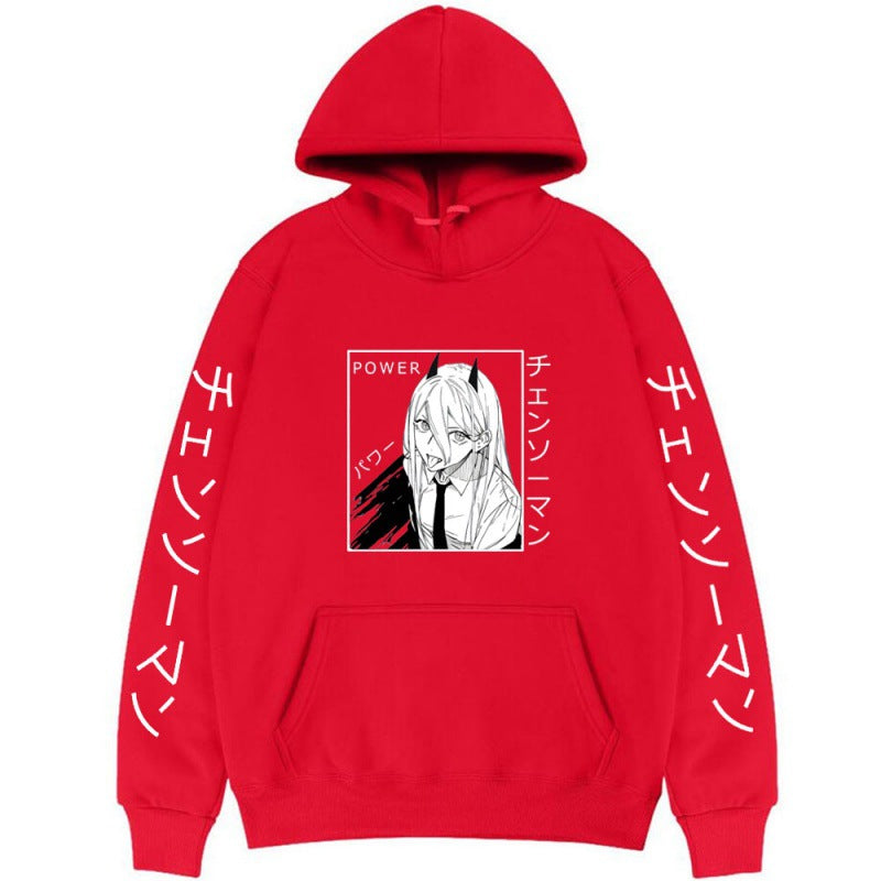 Unisex Anime Graffiti Printed Hoodie
