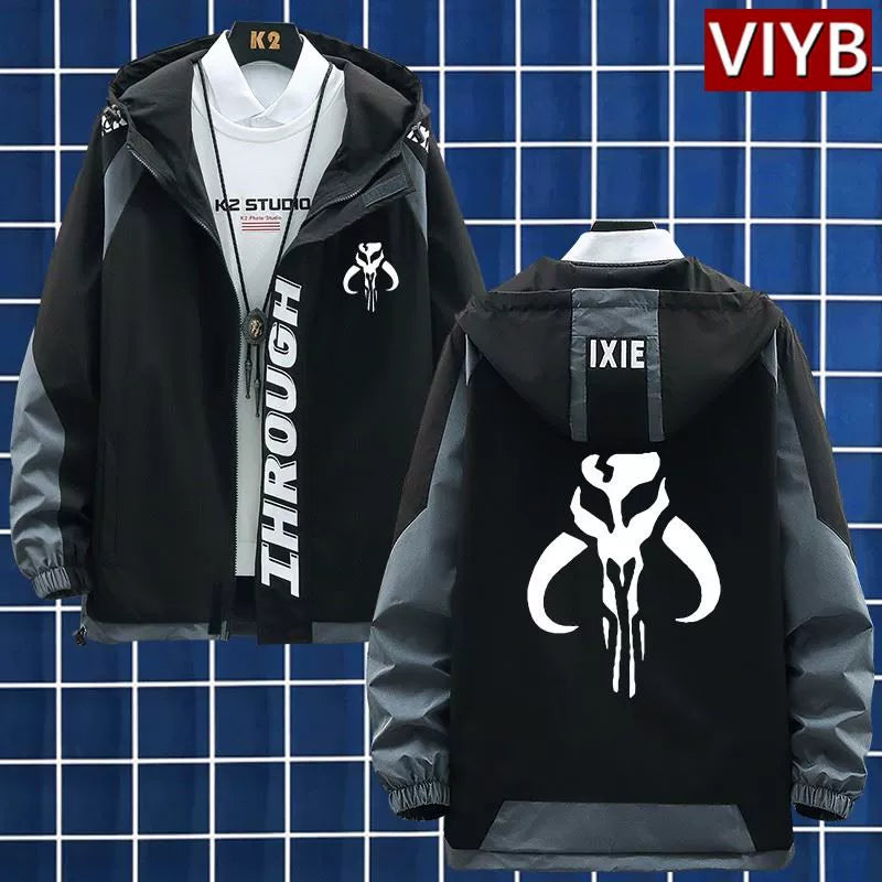 Mandalorian Thin Hooded Jacket Windbreaker