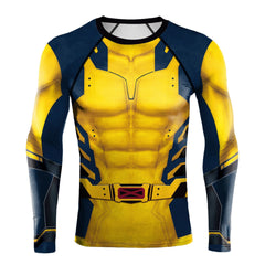 Unisex Wolverine Deadpool Cos Sports Fitness T-shirt