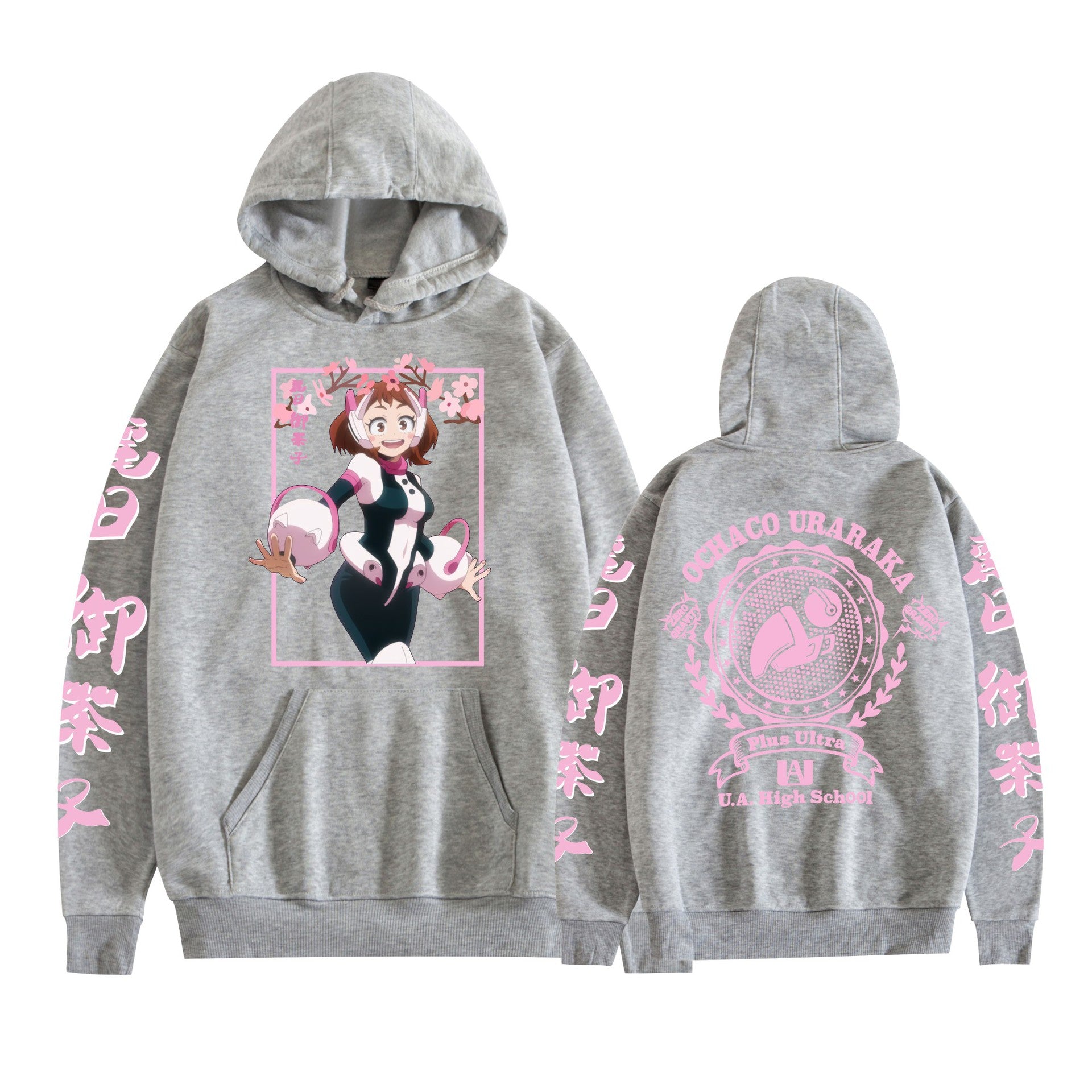 Unisex Anime OCHACO Printed Casual Hoodie