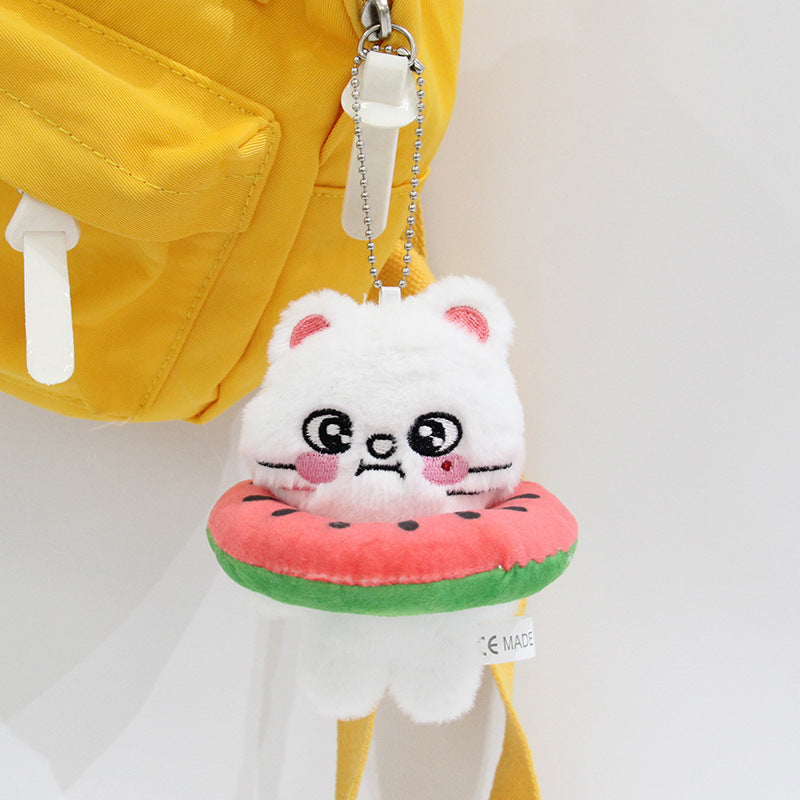 Creative KPOP Cartoon Donut Plush Toy Pendant