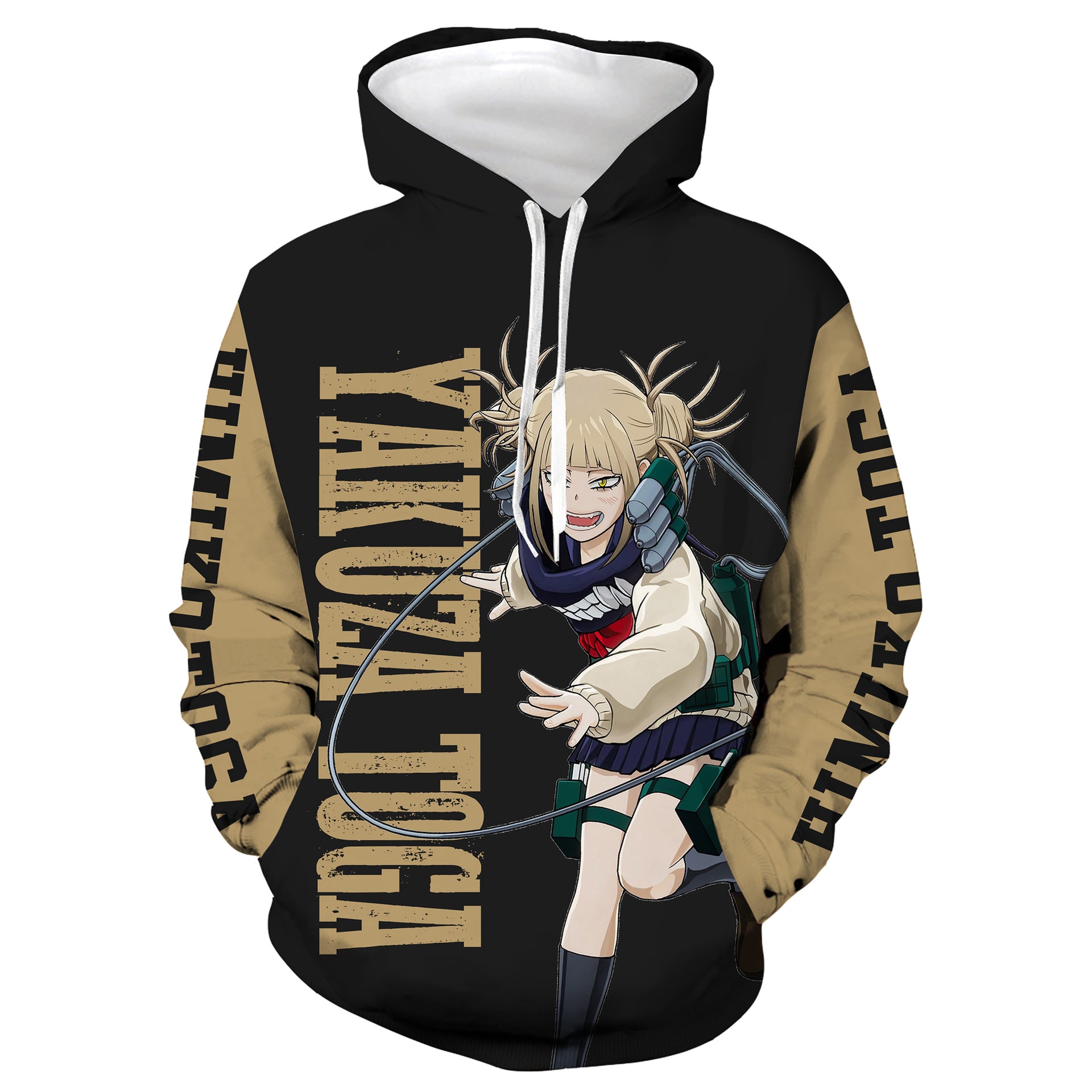 Trendy Deku Anime Digital Print Cosplay Hoodie