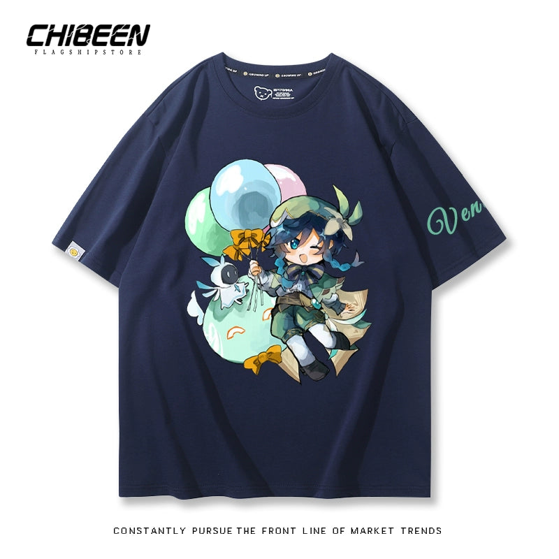 Game Venti Barbatos Short-sleeved T-shirt