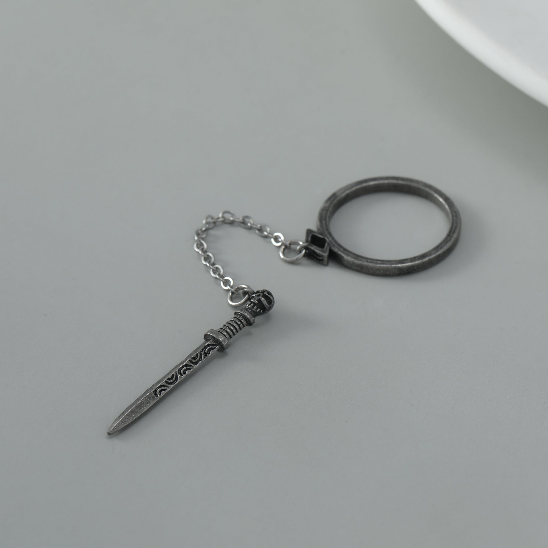 Stainless Steel Goth Sword Ring