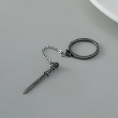 Stainless Steel Goth Sword Ring