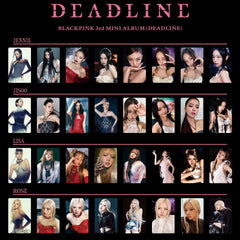 BP ROSE JENNIE DEADLINE Photocard 8pcs