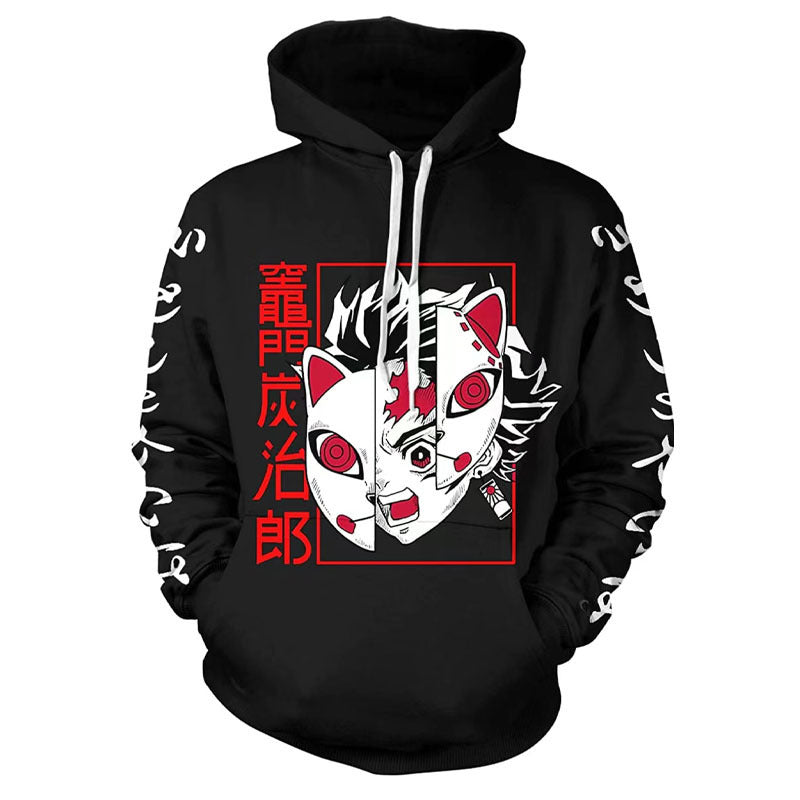 Unisex Demon 3D Print Pullover Cosplay Hoodie