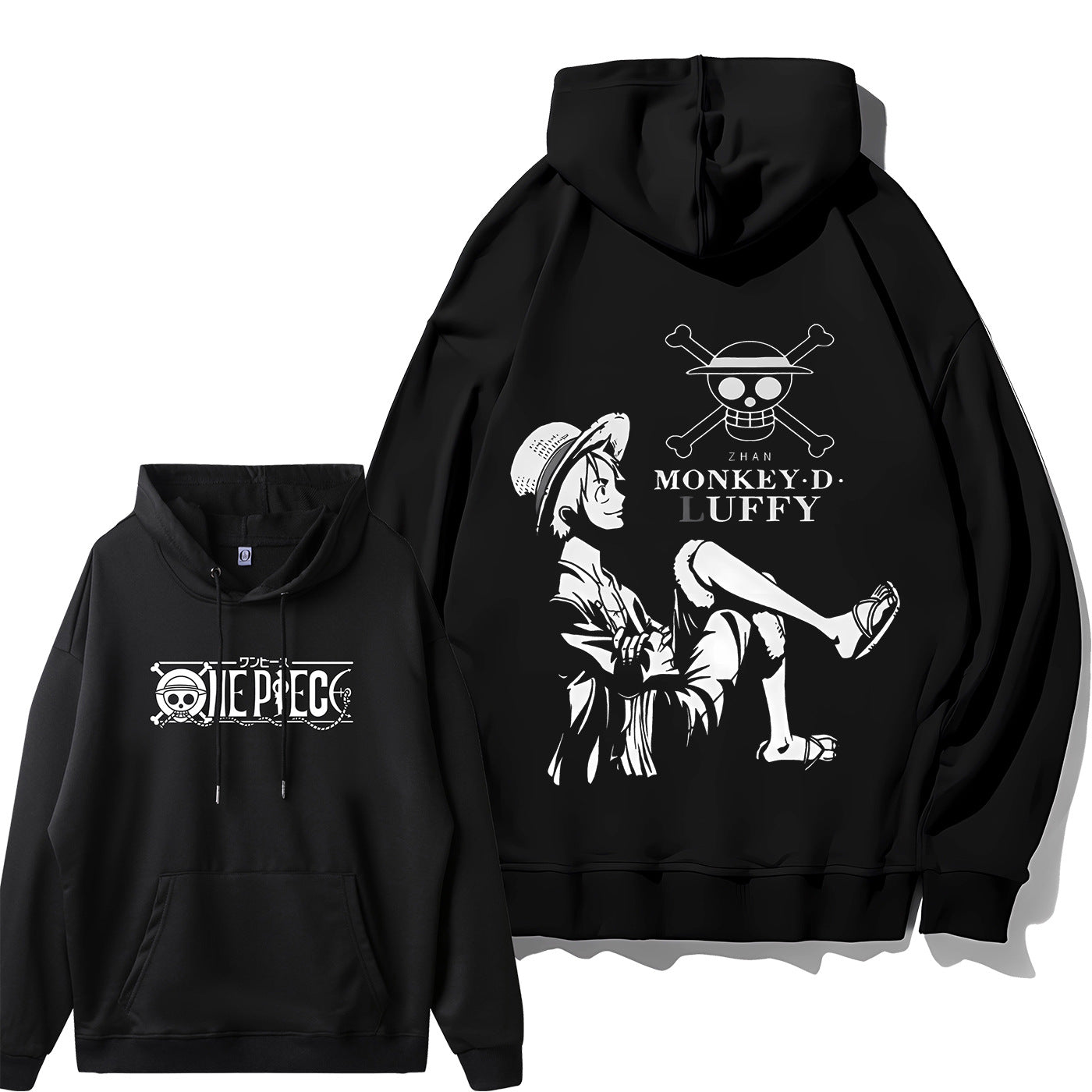 Unisex Straw Hat Luffy Loose Hoodie