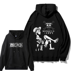 Unisex Straw Hat Luffy Loose Hoodie
