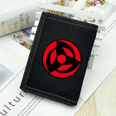 Kakashi Sasuke Anime Logo Wallet