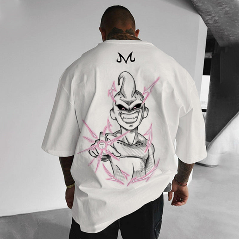 Men's Classic Anime Print T-Shirt