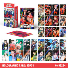 30PCS SHOT CALLERS Laser Photocard