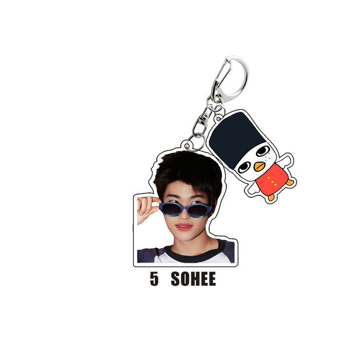 Rohee Keychain KPOP Boy Group Sohee Keychain Pendant – TTAesthetic