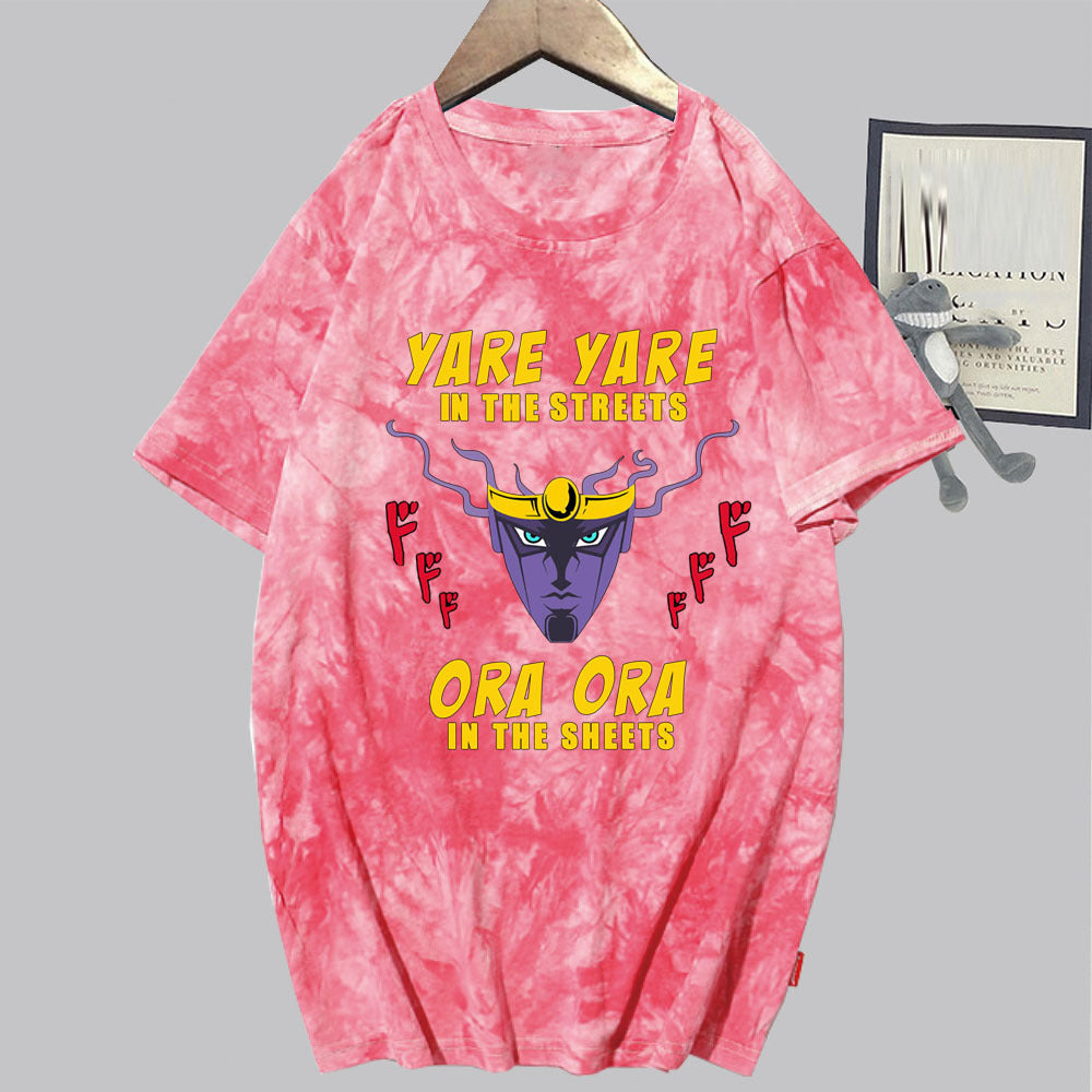 Trendy JoJo Tie-dye Loose Short-sleeved T-shirt