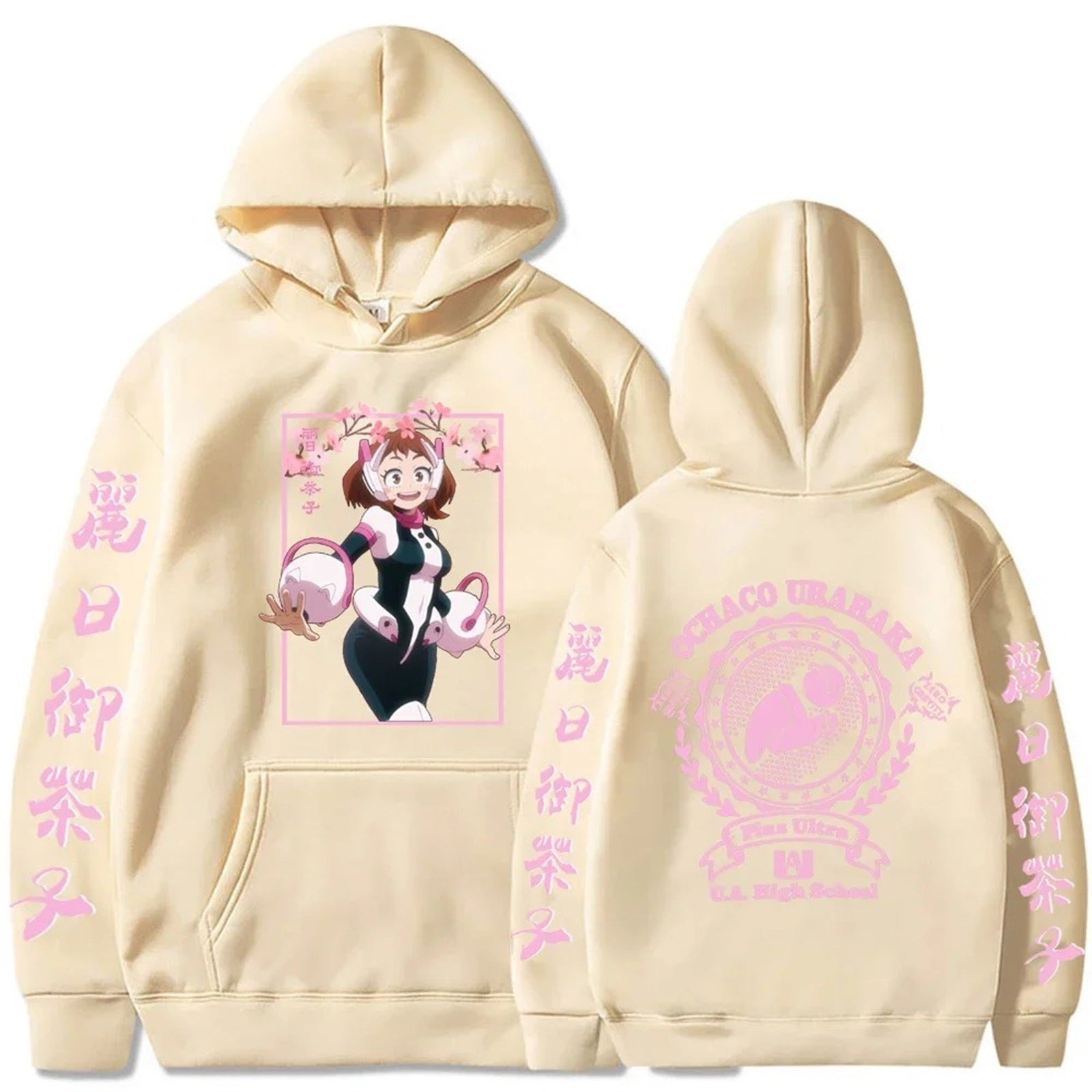 Unisex Anime OCHACO Printed Casual Hoodie