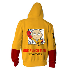 Unisex Anime 3d Printed Cos Zipper Hoodie