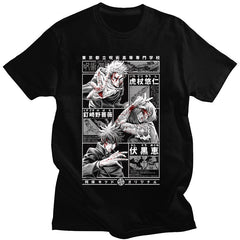 Unisex Trendy Anime Graphic Printed Short Sleeve T-Shirt