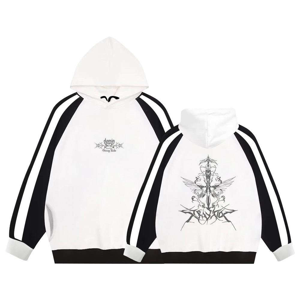 KPOP Album ATE Logo Print Pullover Hoodie