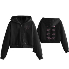 BP Deadline Tour Zipper Crop Hoodie