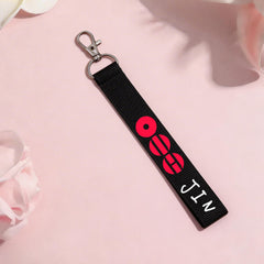 BANGTAN Name Tag Keychain Lanyard