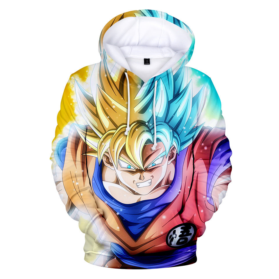 Unisex Anime 3d Color Print Pullover Hoodie