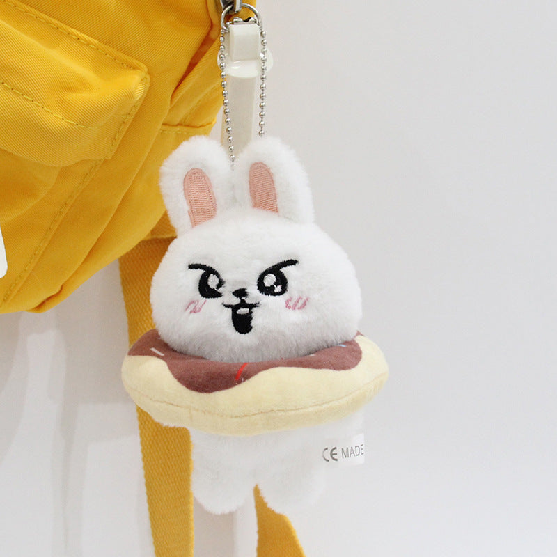 Creative KPOP Cartoon Donut Plush Toy Pendant