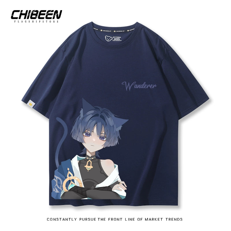 Casual Game Cotton Short Sleeve T-Shirt