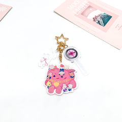 MAXIDENT Creative Acrylic Keychain